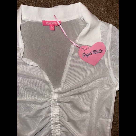 Clueless X Dolls Kill Yellow Plaid ‘AS IF’ Top Skirt Fur Backpack 3pc SET NWT XL - Picture 6 of 10